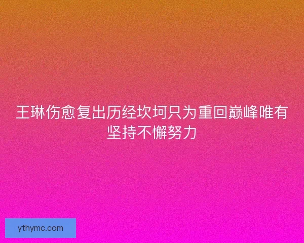 王琳伤愈复出历经坎坷只为重回巅峰唯有坚持不懈努力